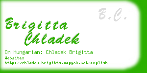 brigitta chladek business card